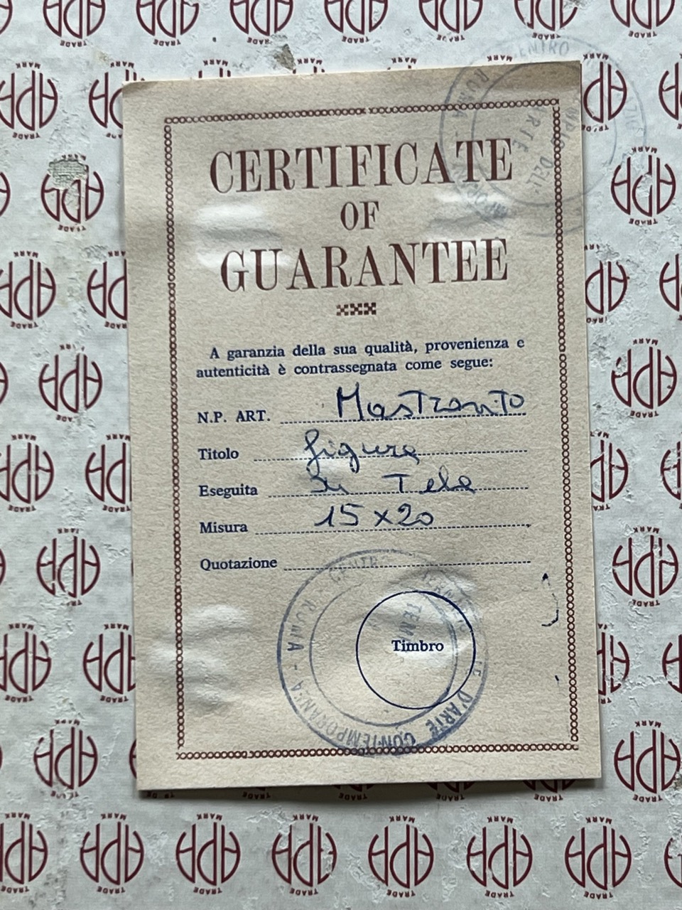MementoHome_2QuadriAutoreMastrovito1M