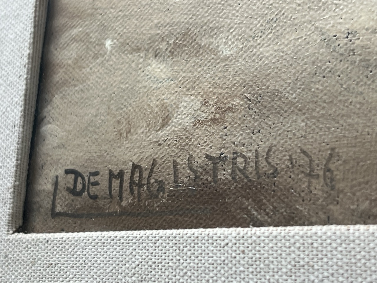 MementoHome_QuadroAutoreDeMagistris1F